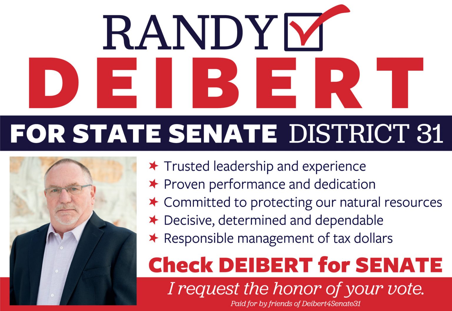Randy Deibert for SD State Senate District 31 – Proven leadership ...
